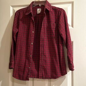 Vintage Talbots boy’s flannel buttoned shirt, long sleeved